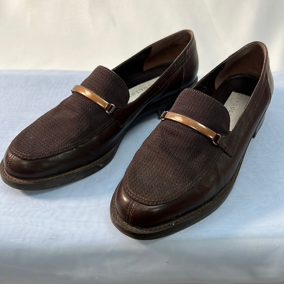 Bandolino Shoes - Bandolino Hardwin-2 brown loafers size 8 narrow